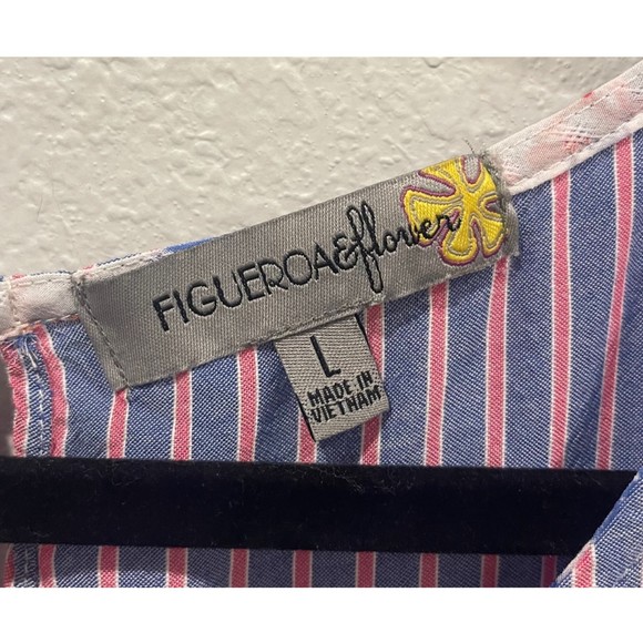 FIGUEROA AND FLOWER Floral Sheer Sleeveless Blouse - Picture 2 of 3